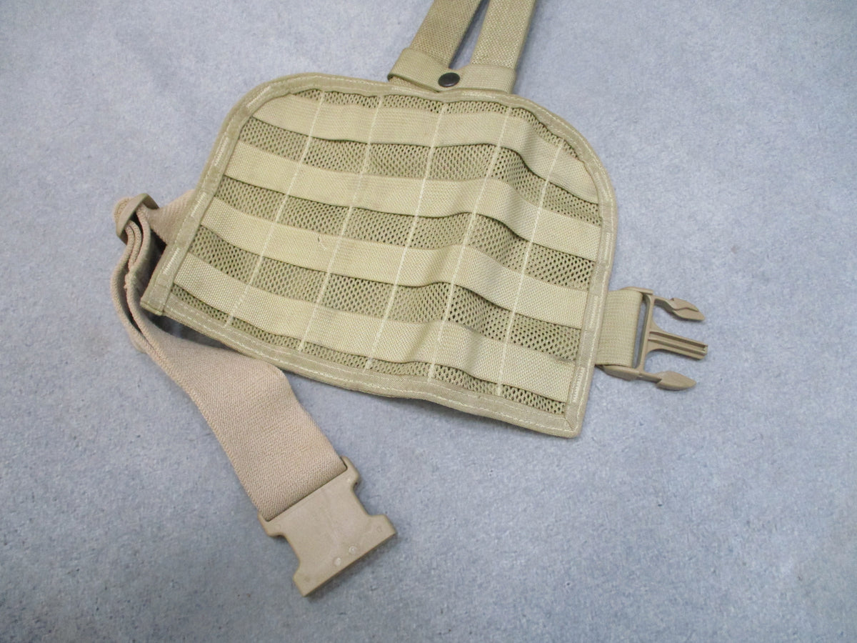 Spec-Ops Brand Drop Leg Panel Desert Tan Mesh Tactical Thigh Rig Made in USA