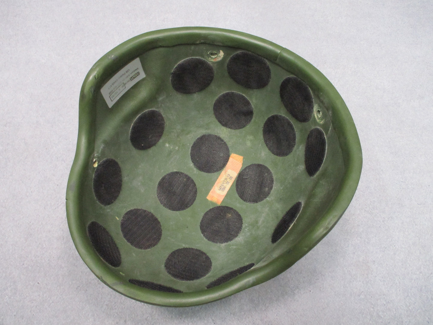 MADE WITH KEVLAR ADVANCED COMBAT HELMET ACH MICH ARMY 8470-01-506-6369 OD GREEN