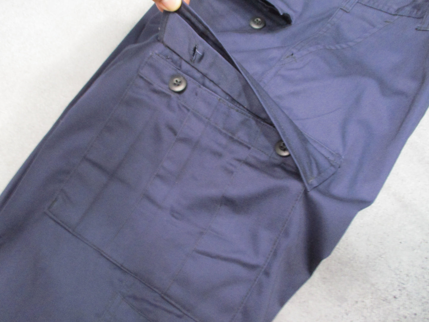 Rothco Navy Blue BDU Cargo Pants Trousers Fatigues 55/45 Tactical Work NWT