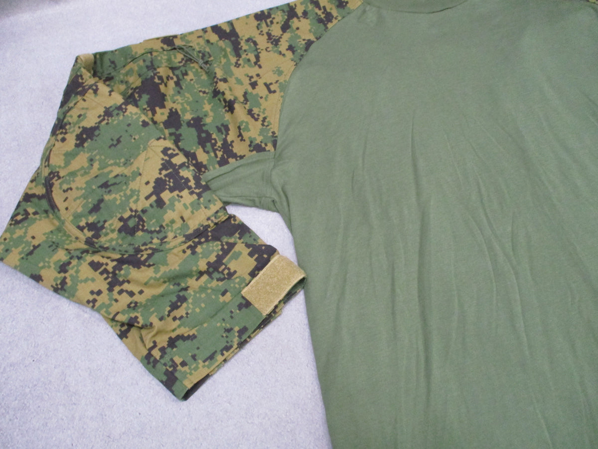 Rothco XL Woodland Digital Camo Combat Shirt Long Sleeve NYCO Tactical