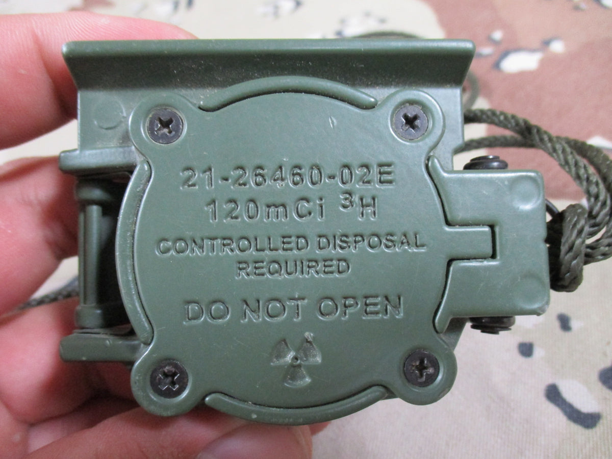 Cammenga 3H USGI Lensatic Compass w/ Pouch & Lanyard OD Green Working