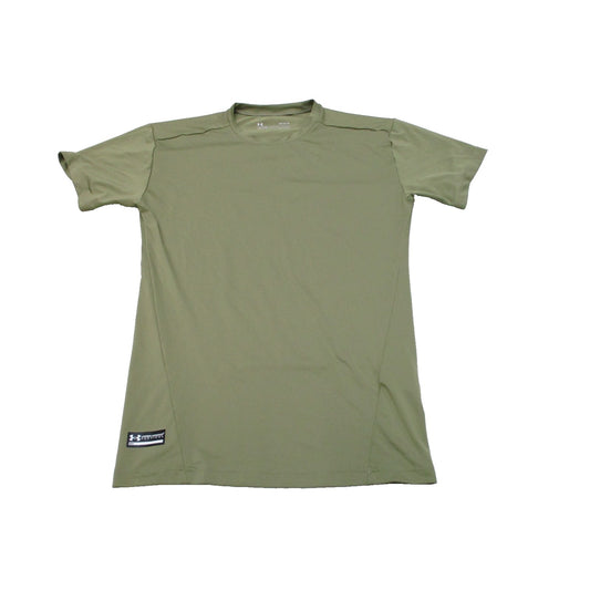 Under Armour Tactical HeatGear Shirt Tan 499 Large – Gently Used – Short Sleeve
