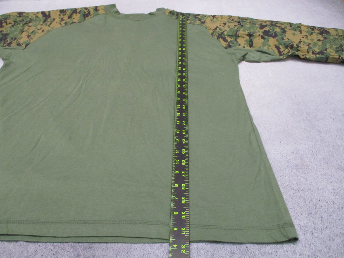 Rothco XL Woodland Digital Camo Combat Shirt Long Sleeve NYCO Tactical