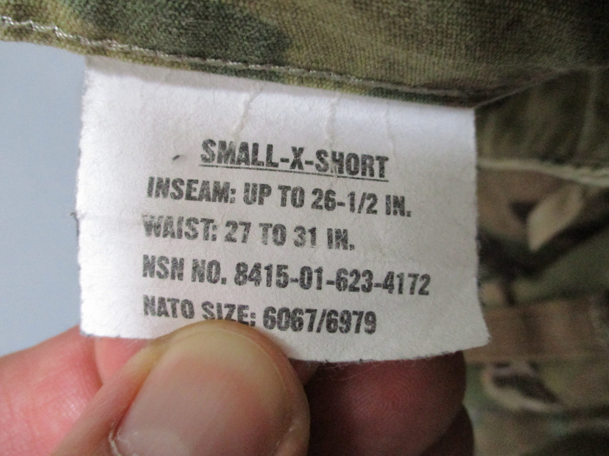 USGI OCP Scorpion W2 ACU Combat Trousers 50/50 NYCO Army Air Force Used Pants