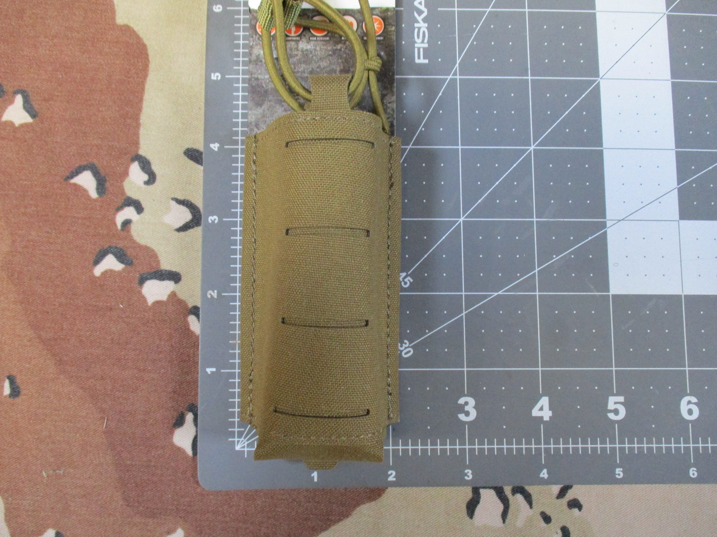 SENTRY Pistol Single Mag Pouch – Coyote  MOLLE/PALS  Variable Mount – laser cut