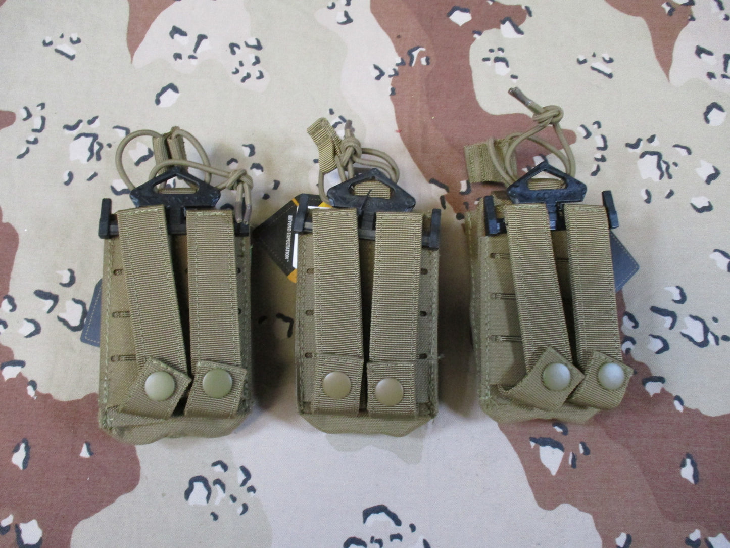 Condor GEN2 Single Kangaroo Mag Pouch – Coyote Brown – 3 Pack – MOLLE – lot set