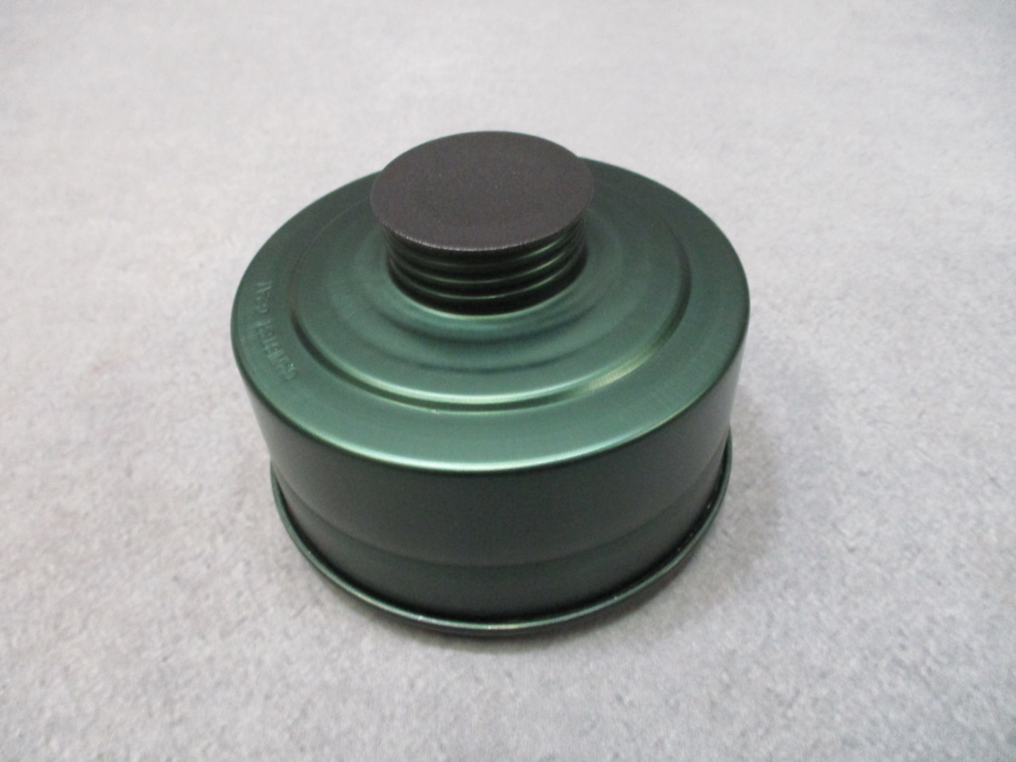 Lot of 2 USGI 40mm Gas Mask Filters C2A1 M40 NATO Threaded Canisters Sealed