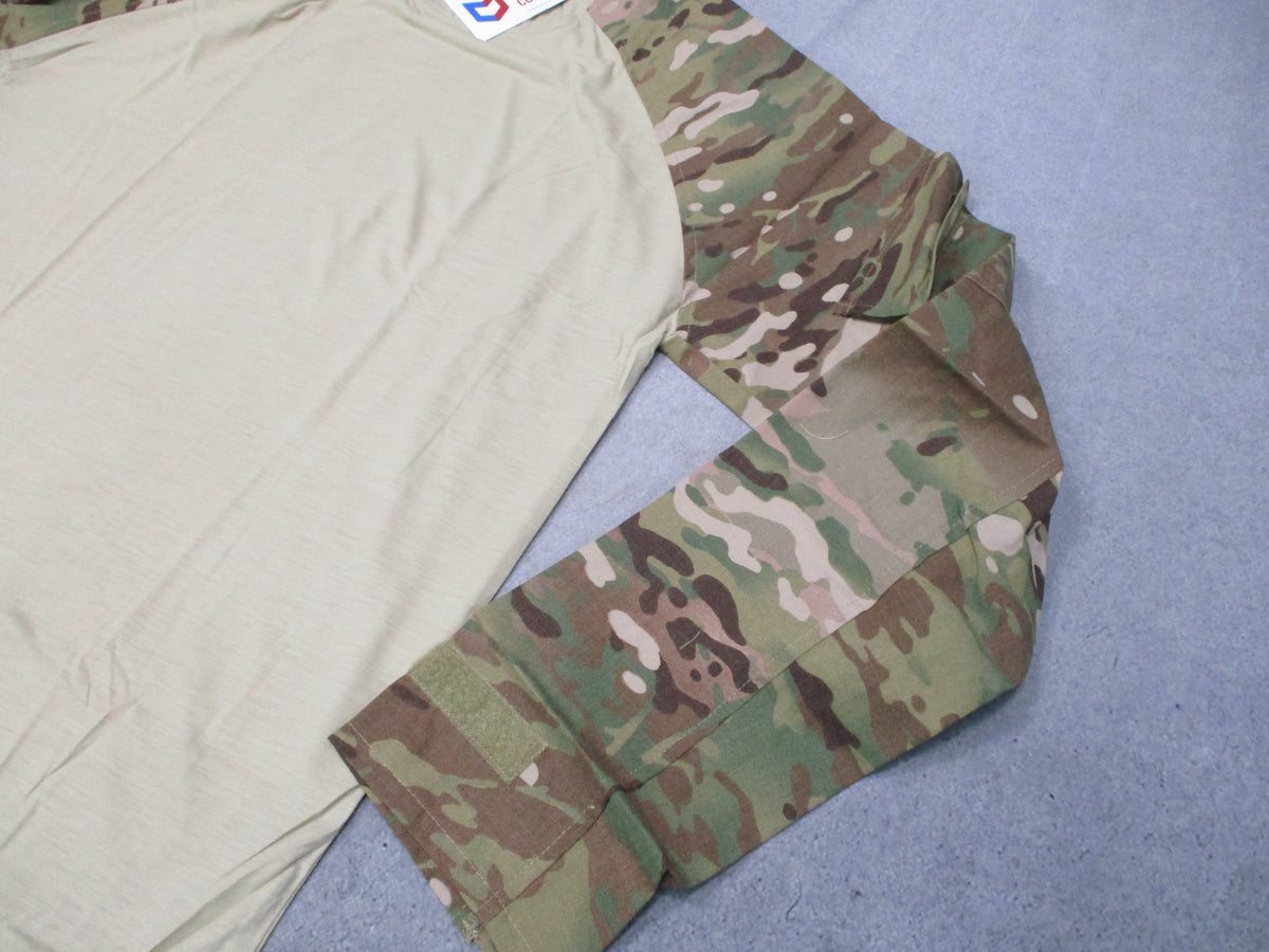 Cold Comfort FR Combat Shirt Multicam Large Sand USAF Flame Resistant NOS