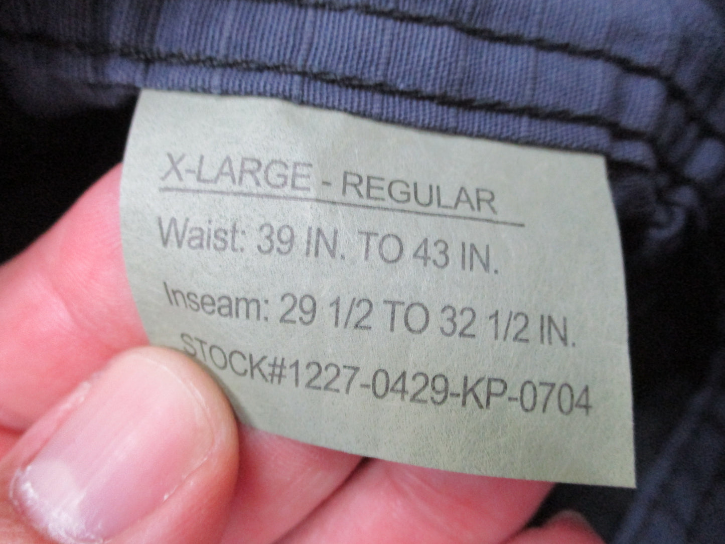 Rothco 5929 Navy Blue BDU Cargo Pants 100% Cotton Ripstop Work Tactical NWT