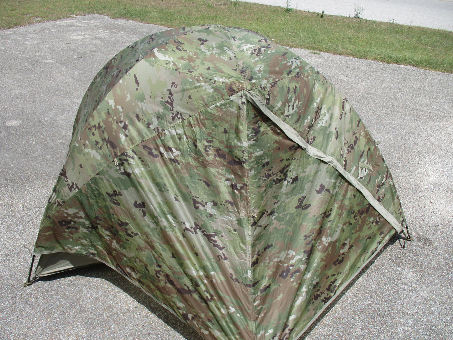 OCP Camouflage Litefighter 2-Man Tent - Military Surplus Gear - Excellent Condit