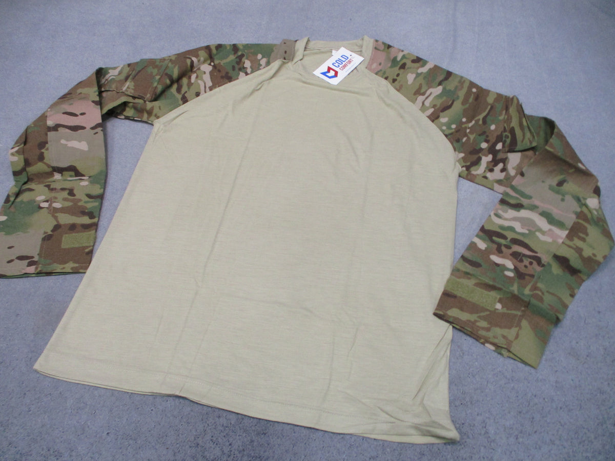 Cold Comfort FR Combat Shirt Multicam Large Sand USAF Flame Resistant NOS