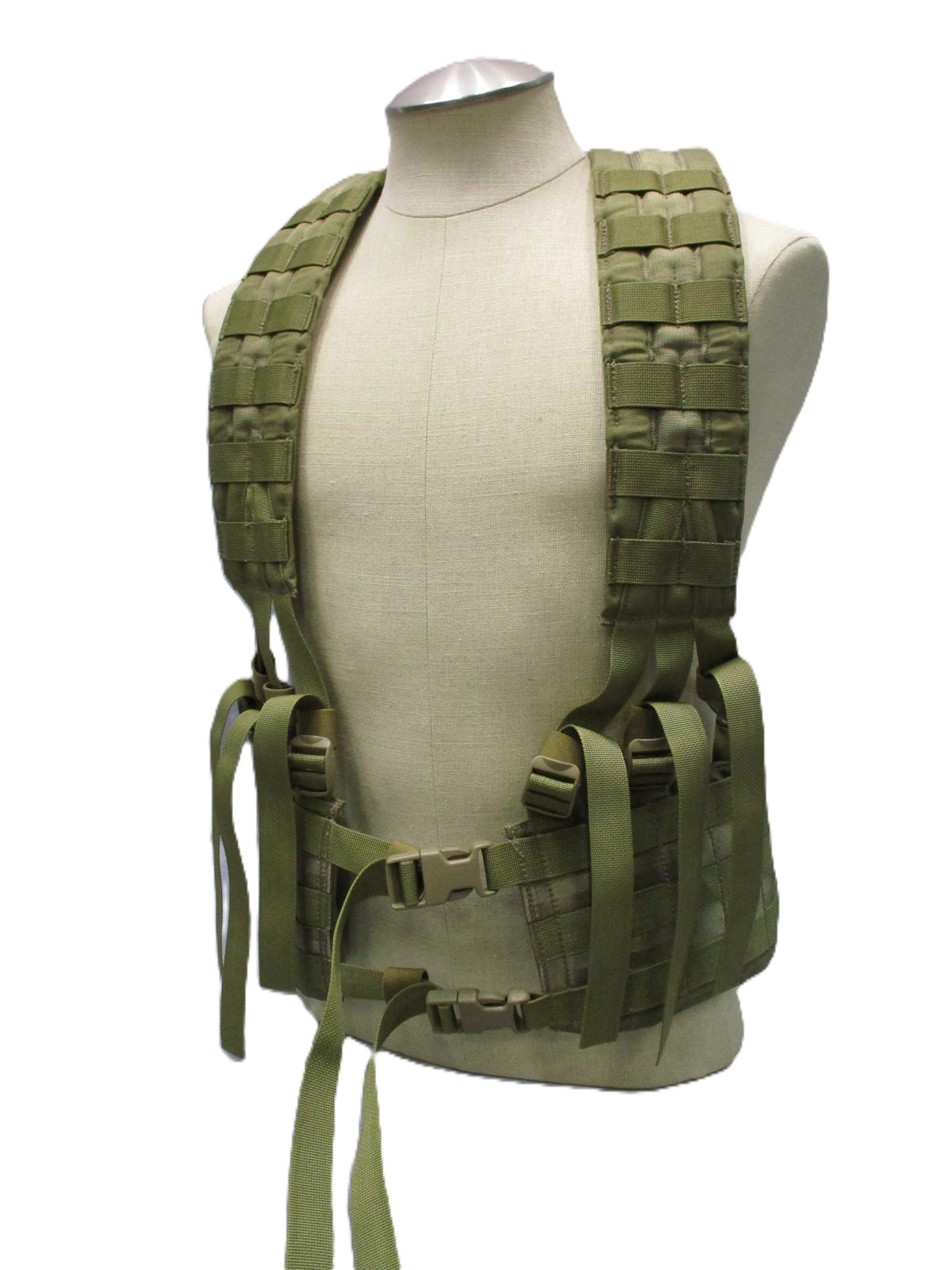 New Eagle Industries H-Harness Khaki MOLLE Chest Rig USGI NSN 8465-01-573-9661