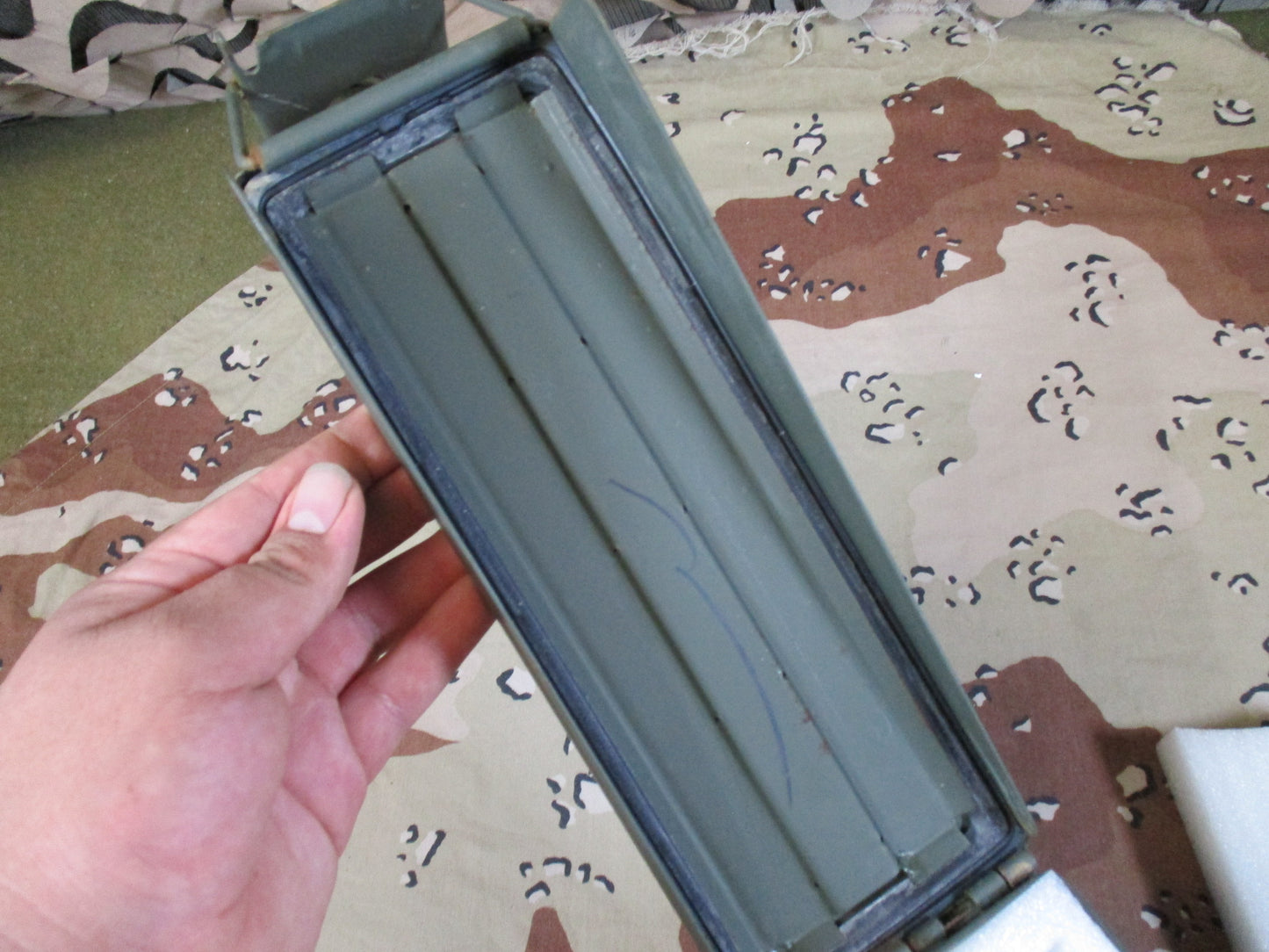 USGI ammo can pistol case set foam insert tactical gear organizer padded box