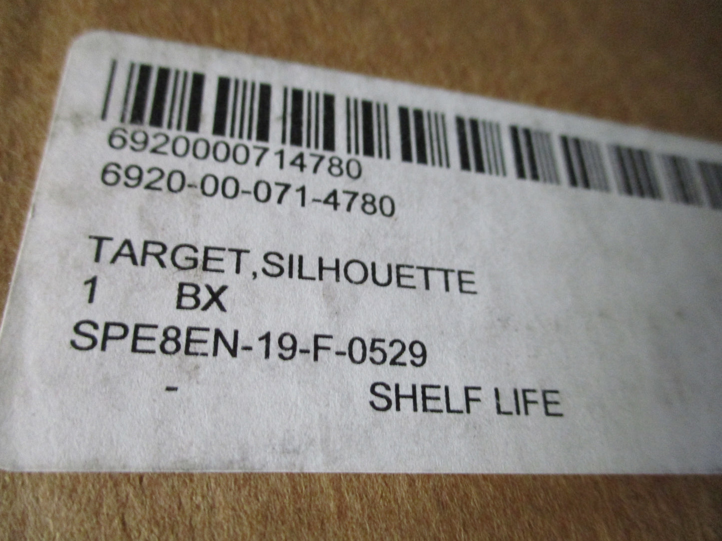 25x US Military E-Type Plastic Silhouette Targets Pop-Up Range Target 40" x 19.5