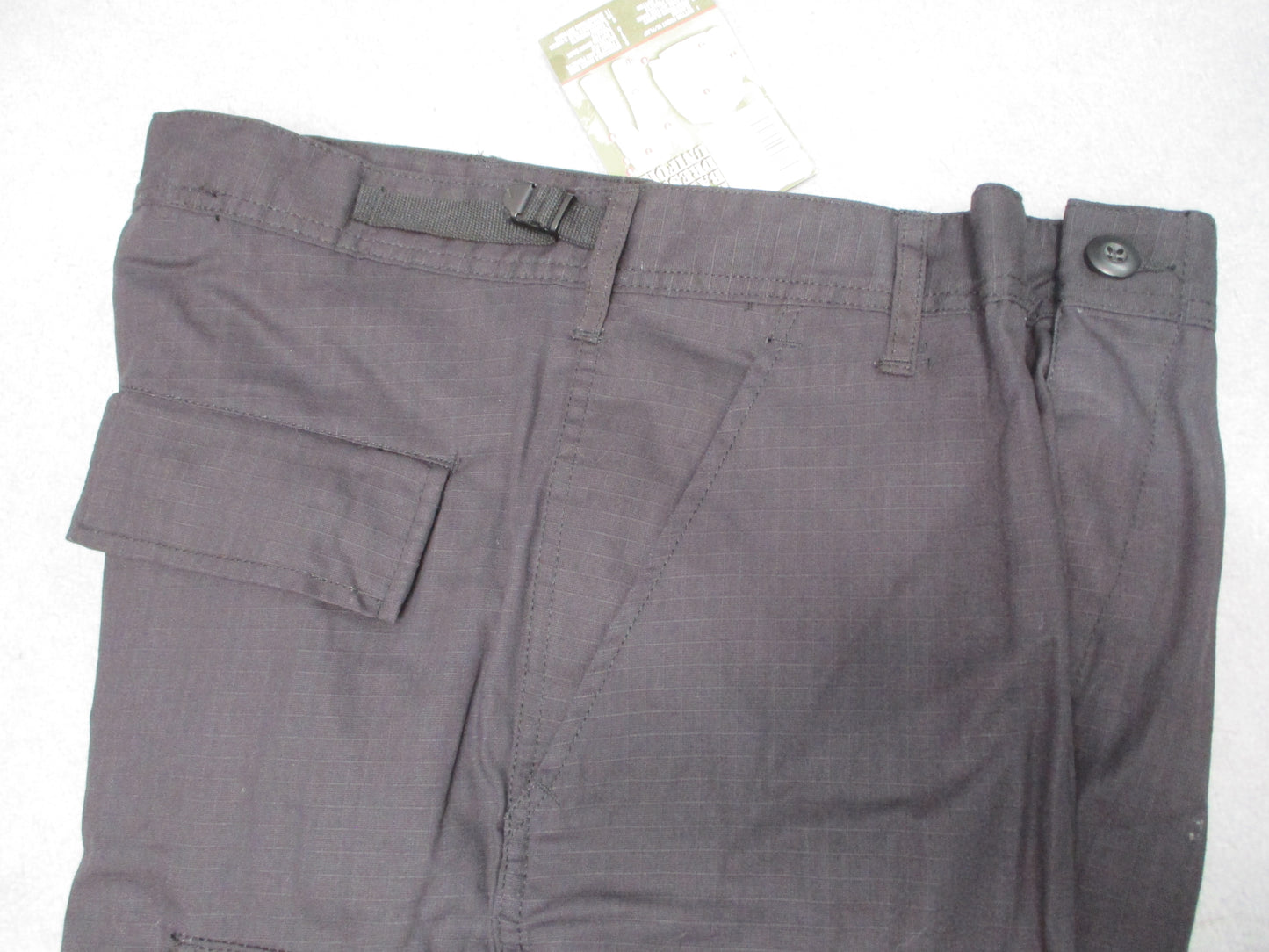 Rothco Black BDU Cargo Pants 100% Cotton Ripstop Tactical Military Style NWT