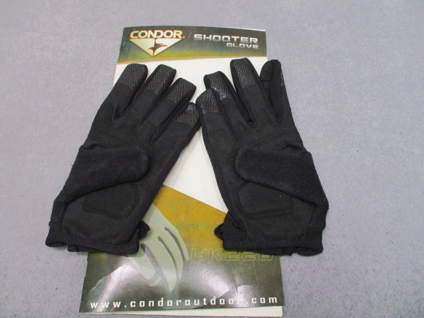 Condor HK228 Shooter Gloves Black Padded Tactical Military Choose Size 9 10 11