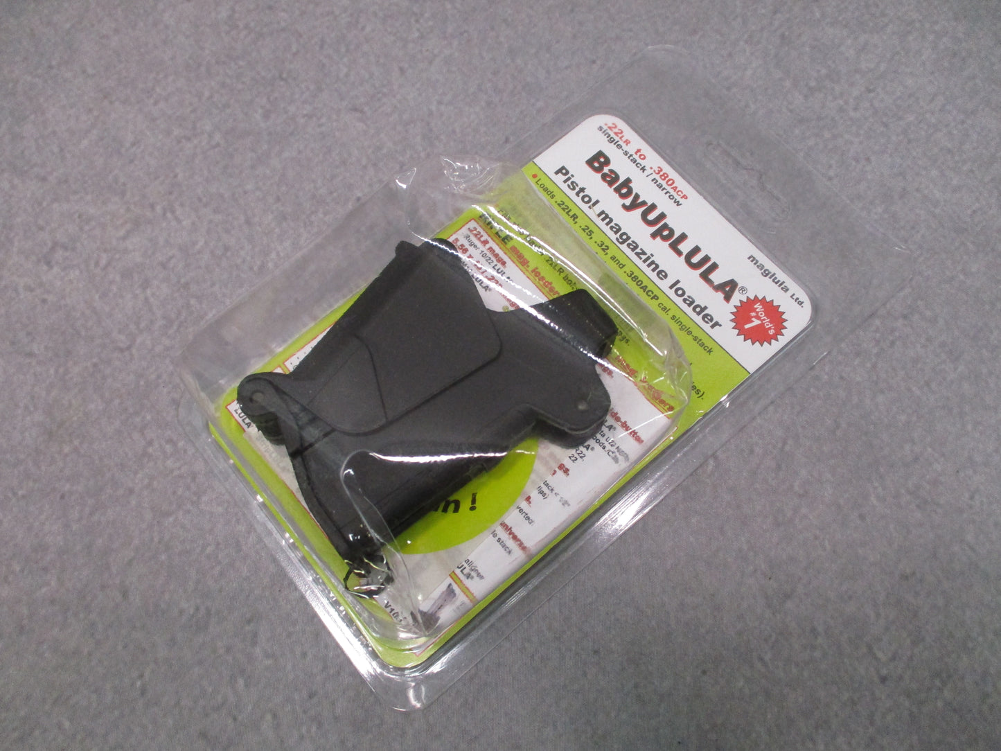 Maglula BabyUpLULA UP64B Speedloader Unloader .22LR .25 .32 .380 ACP