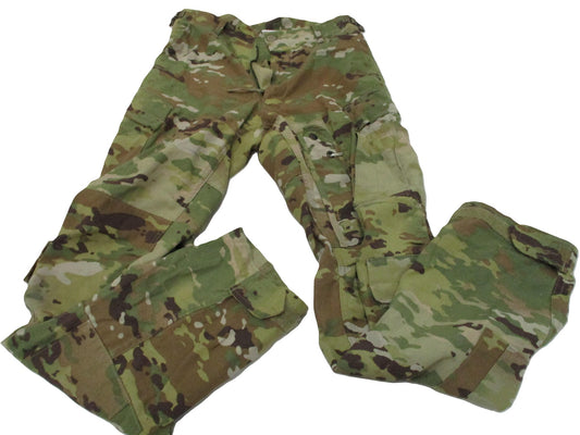USED ARMY OCP MULTICAM SCORPION FLIGHT UNIFORM TROUSER AIRCREW PANTS SMALL/REG