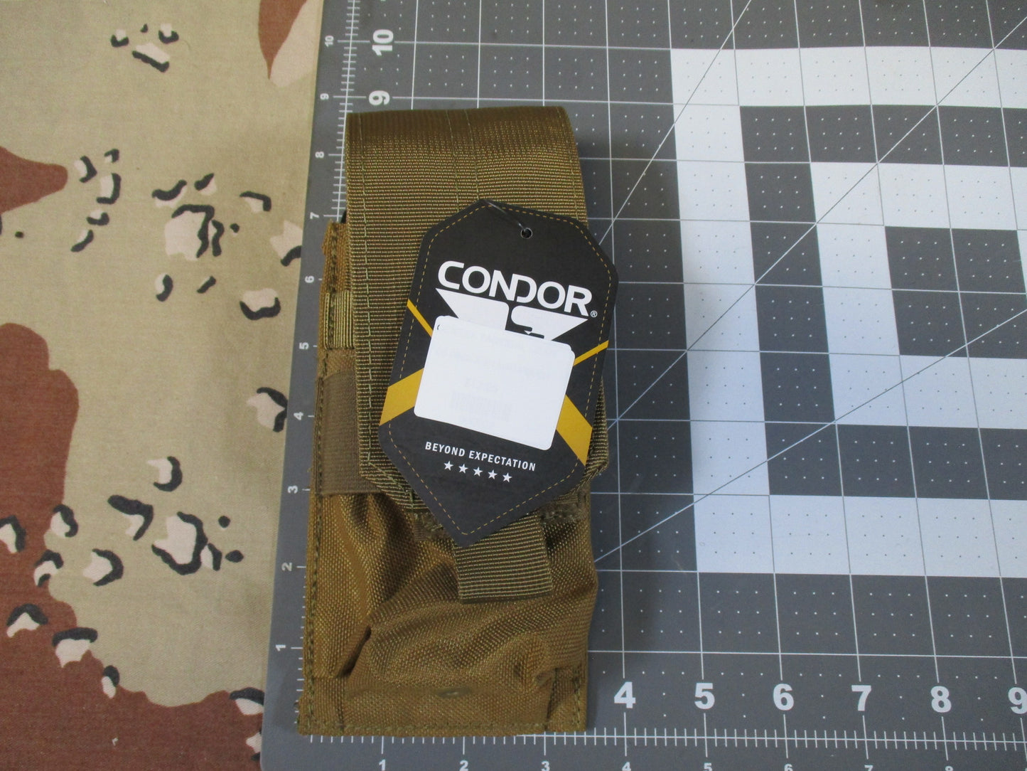 Condor Single Mag Pouch – Coyote Brown – MOLLE tactical pouch