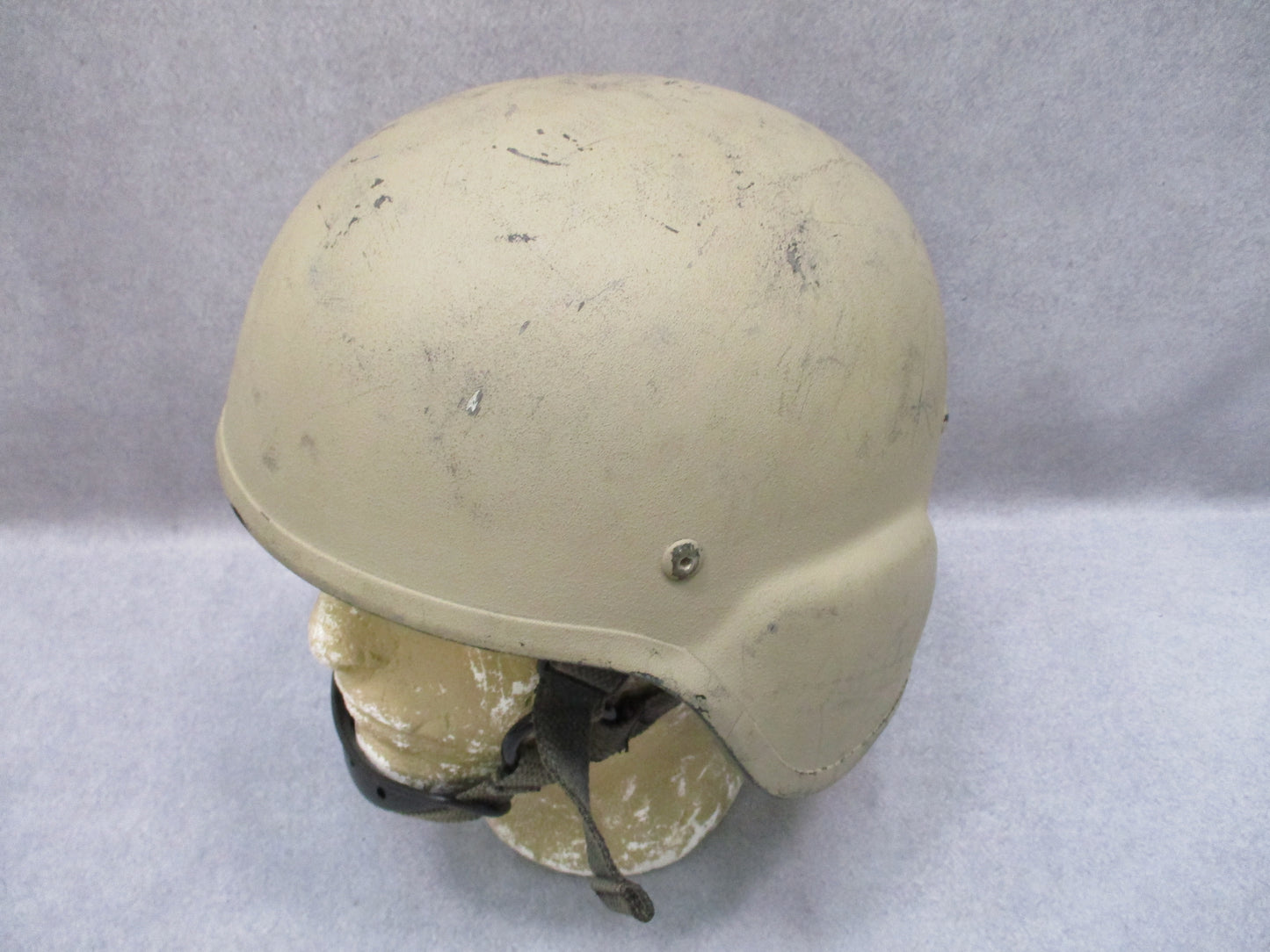 RBR Mach 1 ACH MICH Style Ballistic Helmet Large Tan Used Surplus