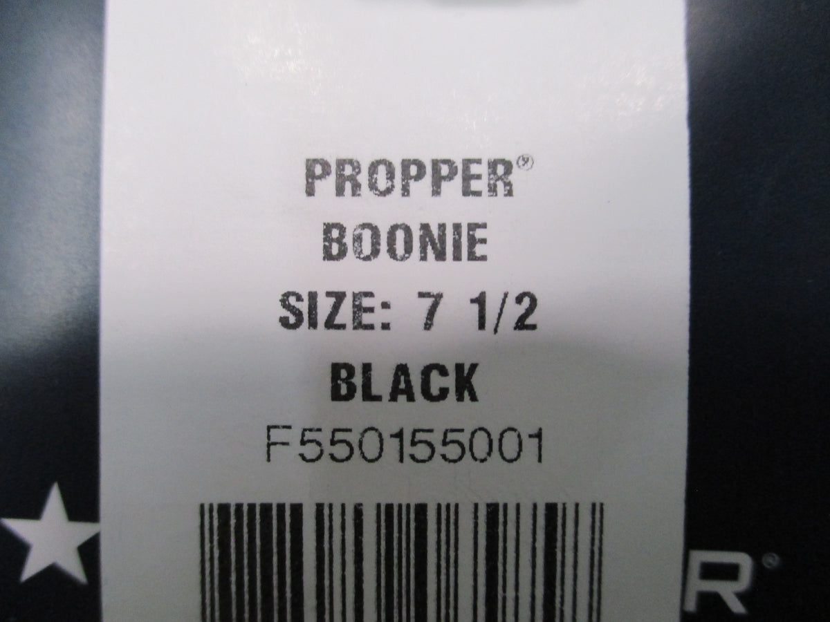 Propper Boonie Hat Black Cotton Ripstop Tactical Military Spec F550155001 NWT