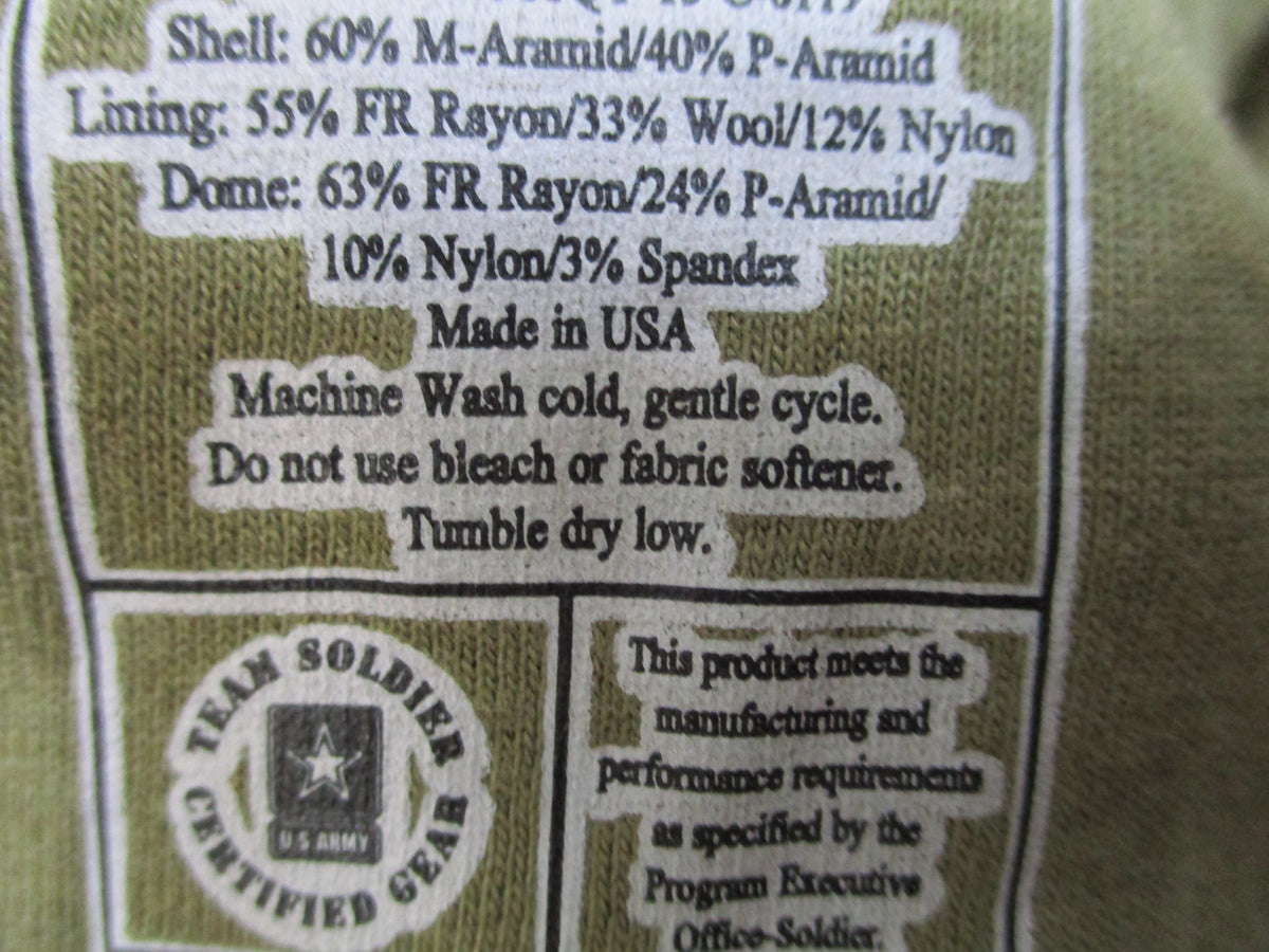 USGI Type II Flame Resistant Balaclava Hood Gray Tan One Size Dawn Enterprises