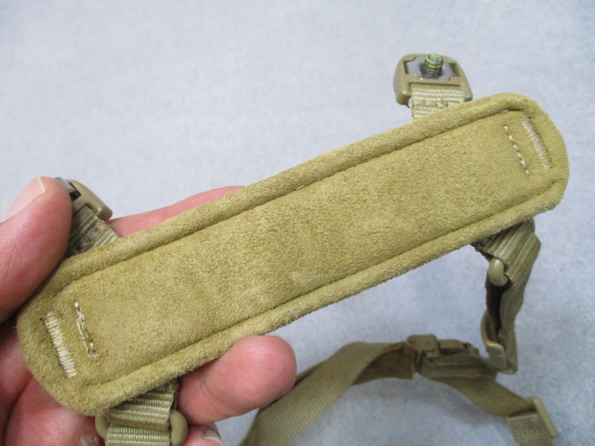 USGI ACH Improved H-Nape Helmet Chin Strap S-XL Tan Lions Services Retention