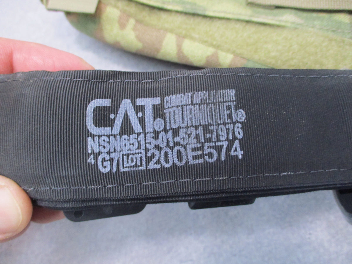 SEKRI Scorpion OCP MOLLE Tourniquet Pouch with CAT Gen 7 Tourniquet Used
