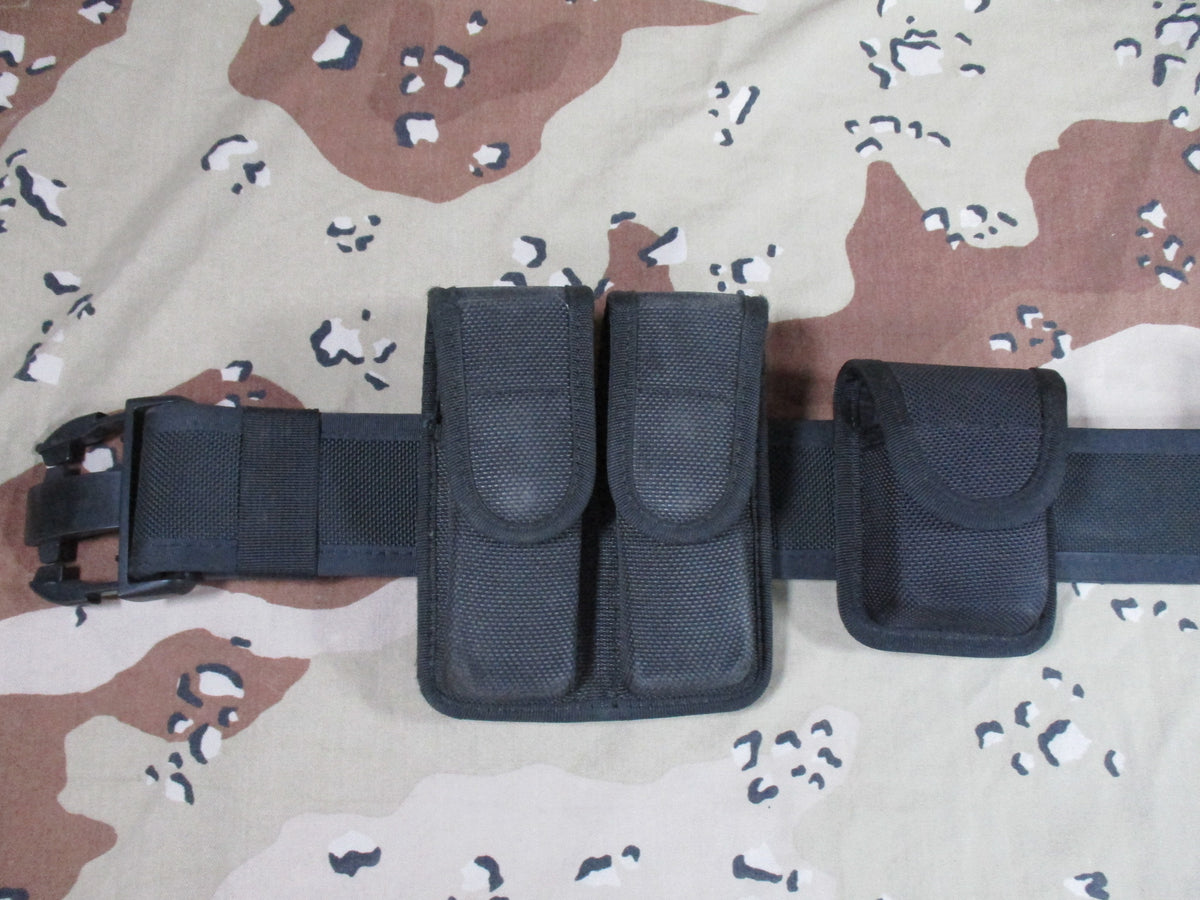 Bianchi Duty Belt Set Small Blackhawk M9 Holster Pouches S&W Handcuffs No Keys