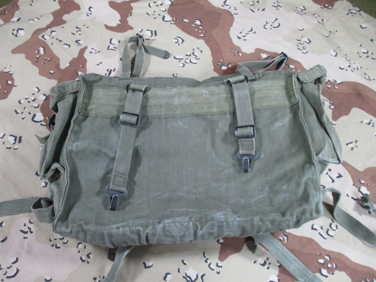 British Army P58 Canvas Large Pack Military Surplus Backpack Cut Strap