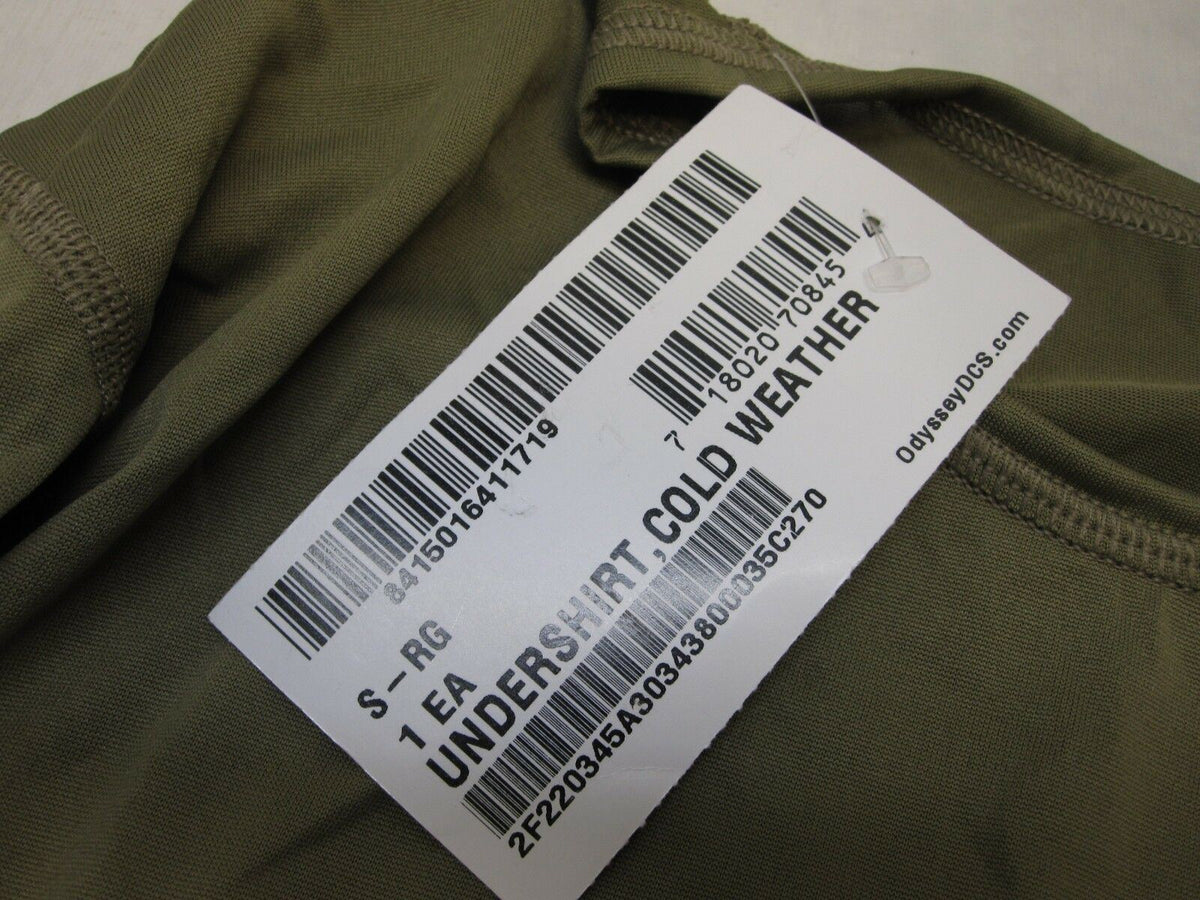 USGI Milliken ECWCS Gen III Level 1 Silkweight base layer shirt in coyote brown, front view