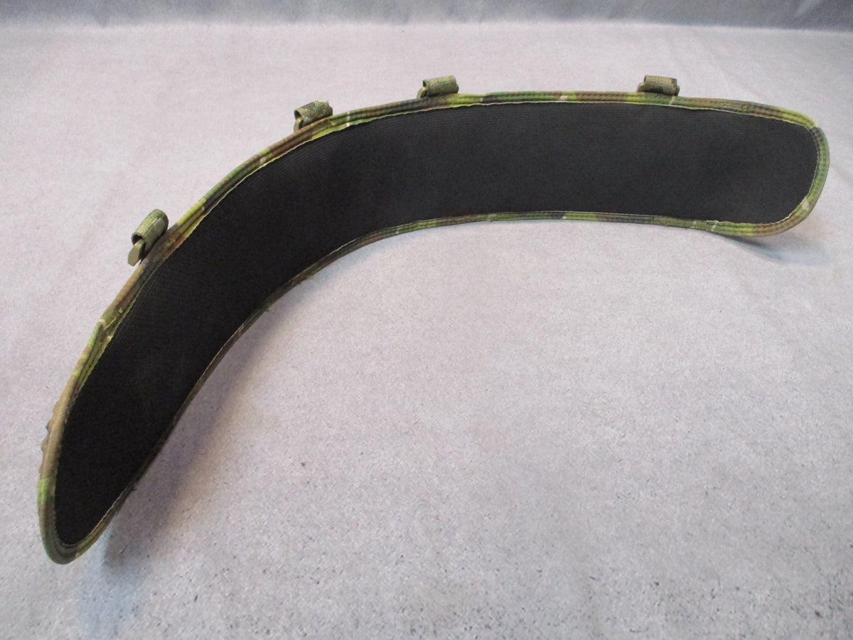 High Speed Gear Sure-Grip padded battle belt in Small MultiCam with MOLLE webbing, USA-made tactical belt