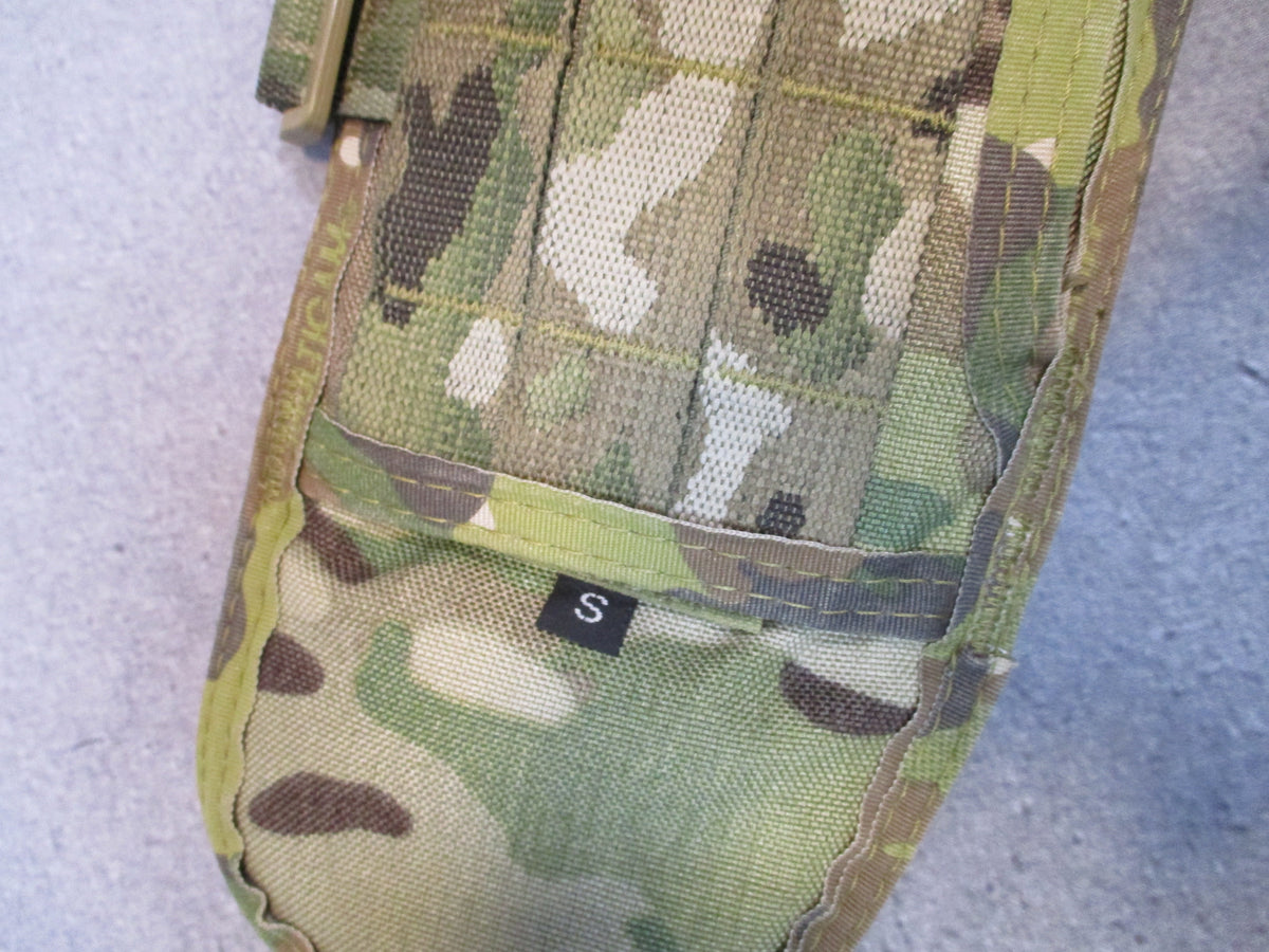 High Speed Gear Sure-Grip padded battle belt in MultiCam with MOLLE webbing, small size, USA outer belt
