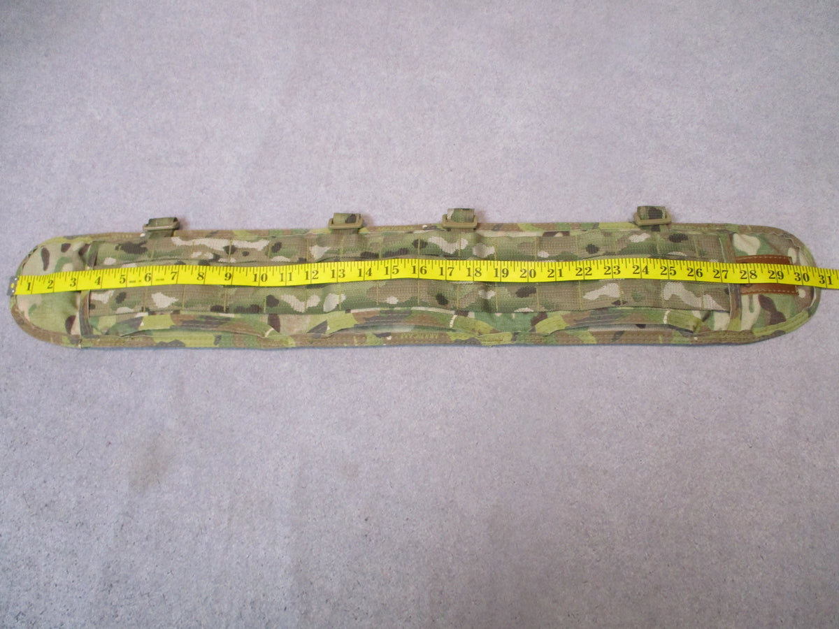 High Speed Gear Sure-Grip padded battle belt in Small MultiCam with MOLLE webbing and USA outer belt