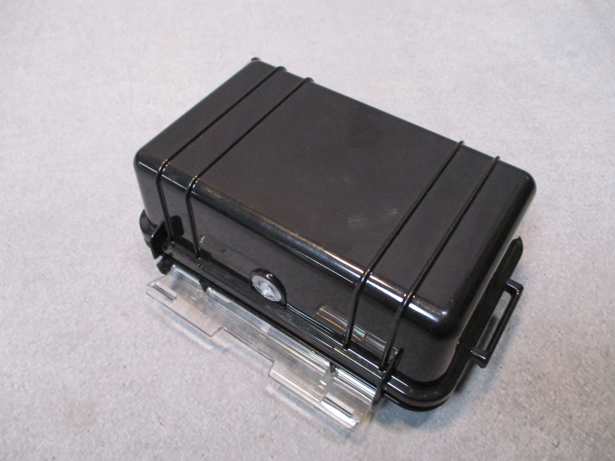 Pelican 1050 Micro Case black hard protective storage box with rubber liner