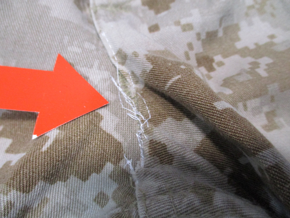 USMC Desert MARPAT MCCUU Combat Trousers Approx 36W Crotch Repair Used