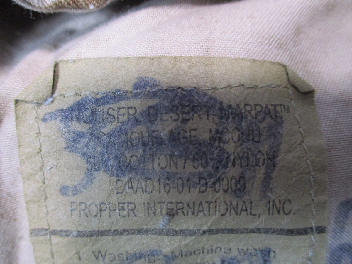 USMC Desert MARPAT MCCUU Combat Trousers Approx 36W Crotch Repair Used