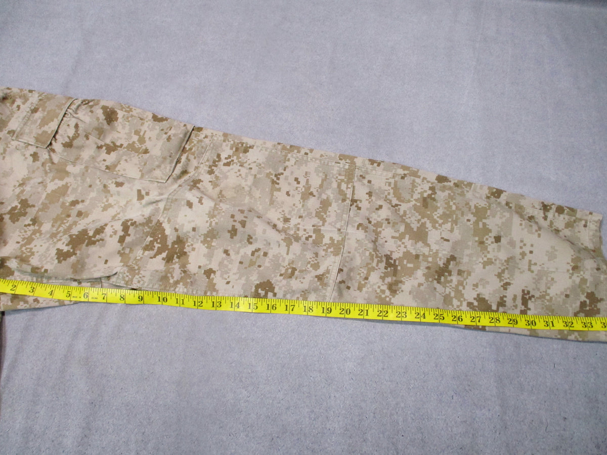 USMC Desert MARPAT MCCUU Combat Trousers Approx 36W Crotch Repair Used