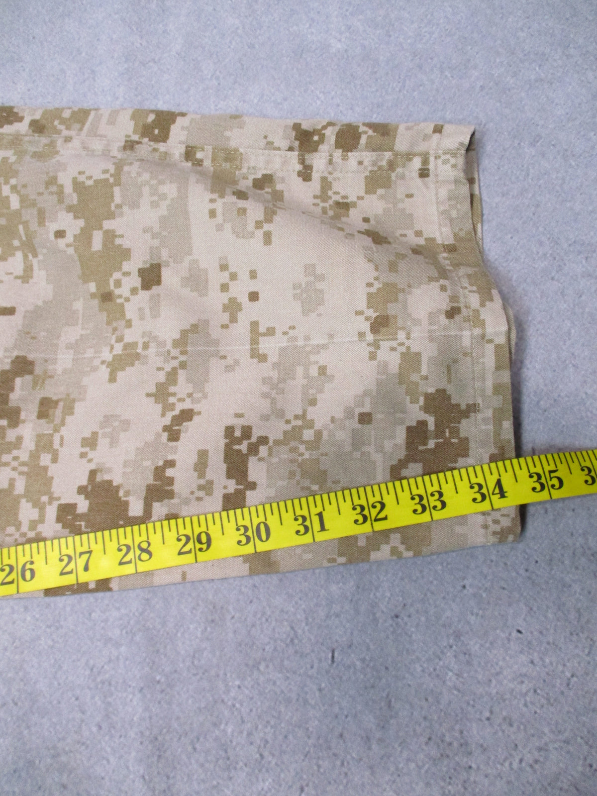 USMC Desert MARPAT MCCUU Combat Trousers Approx 36W Crotch Repair Used