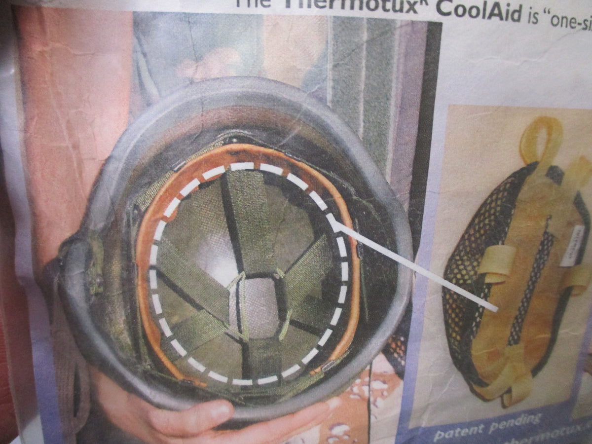 Thermotux CoolAid Combat Helmet Liner Insert PASGT One Size NOS TH1300