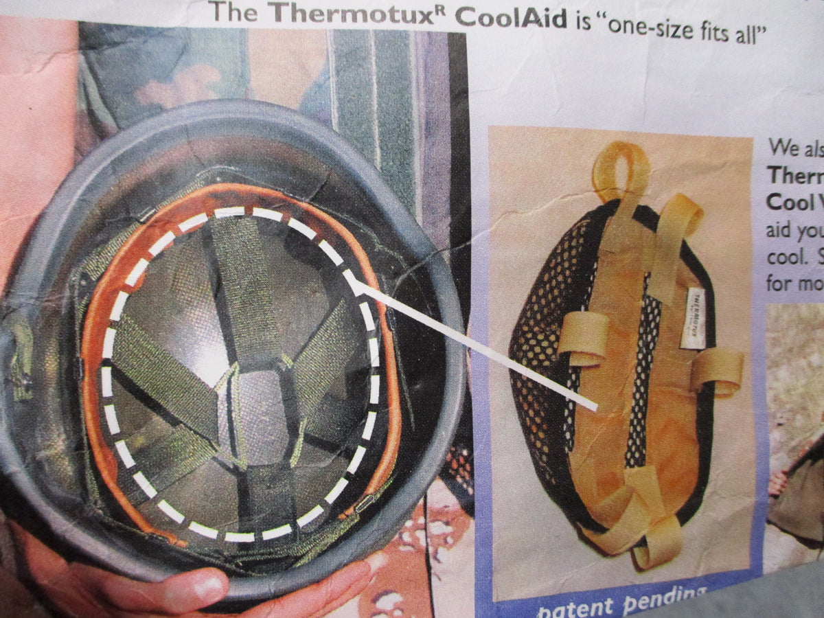 Thermotux CoolAid Combat Helmet Liner Insert PASGT One Size NOS TH1300