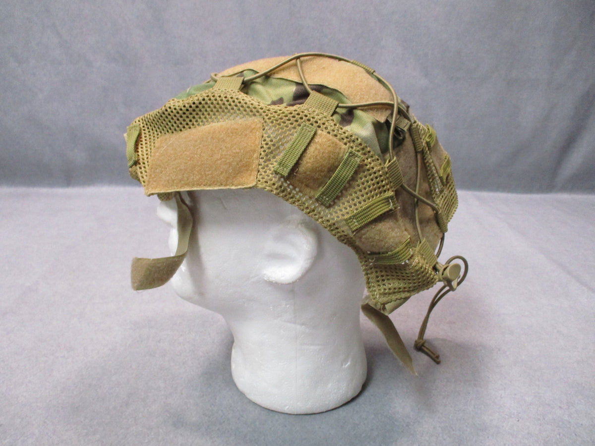 OneTigris Tactical Helmet Cover Multicam OCP Style Mesh Bungee One Size Used