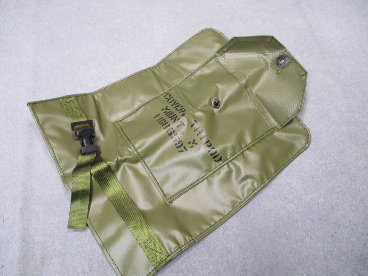 USGI M1 Tripod Mount Cover OD Green Vinyl Bag Pouch P/N 11686597 NOS