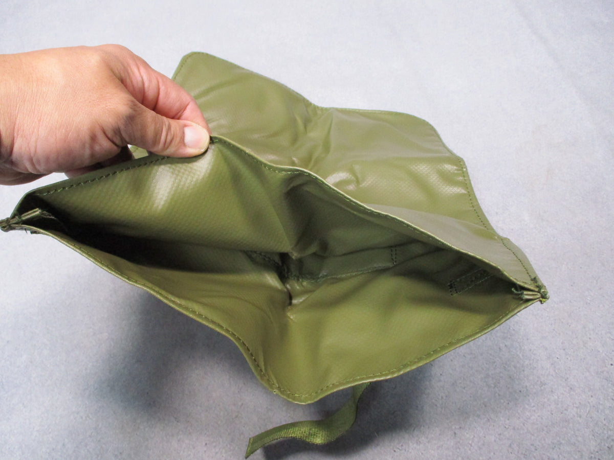 USGI M1 Tripod Mount Cover OD Green Vinyl Bag Pouch P/N 11686597 NOS