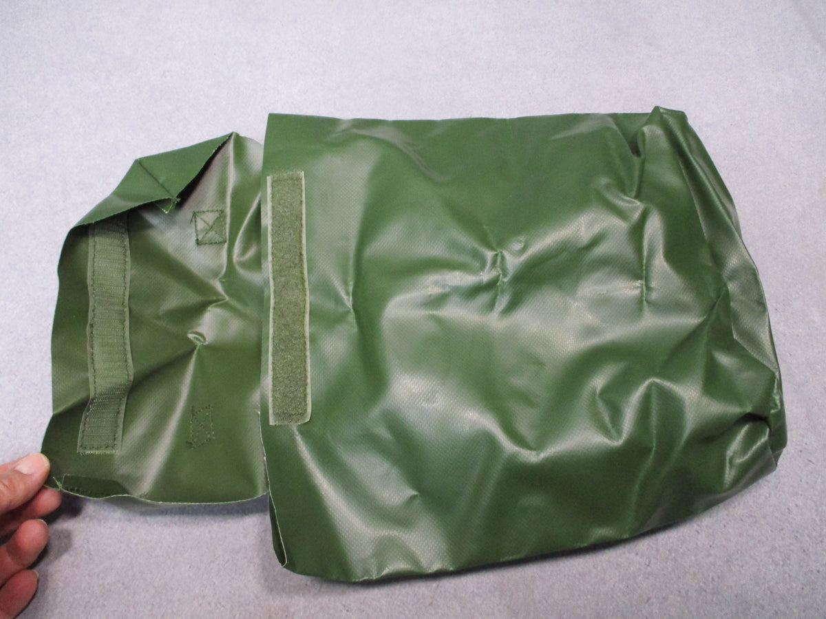 USGI Pamphlet Bag OD Green Rubberized 35in Military Surplus NOS