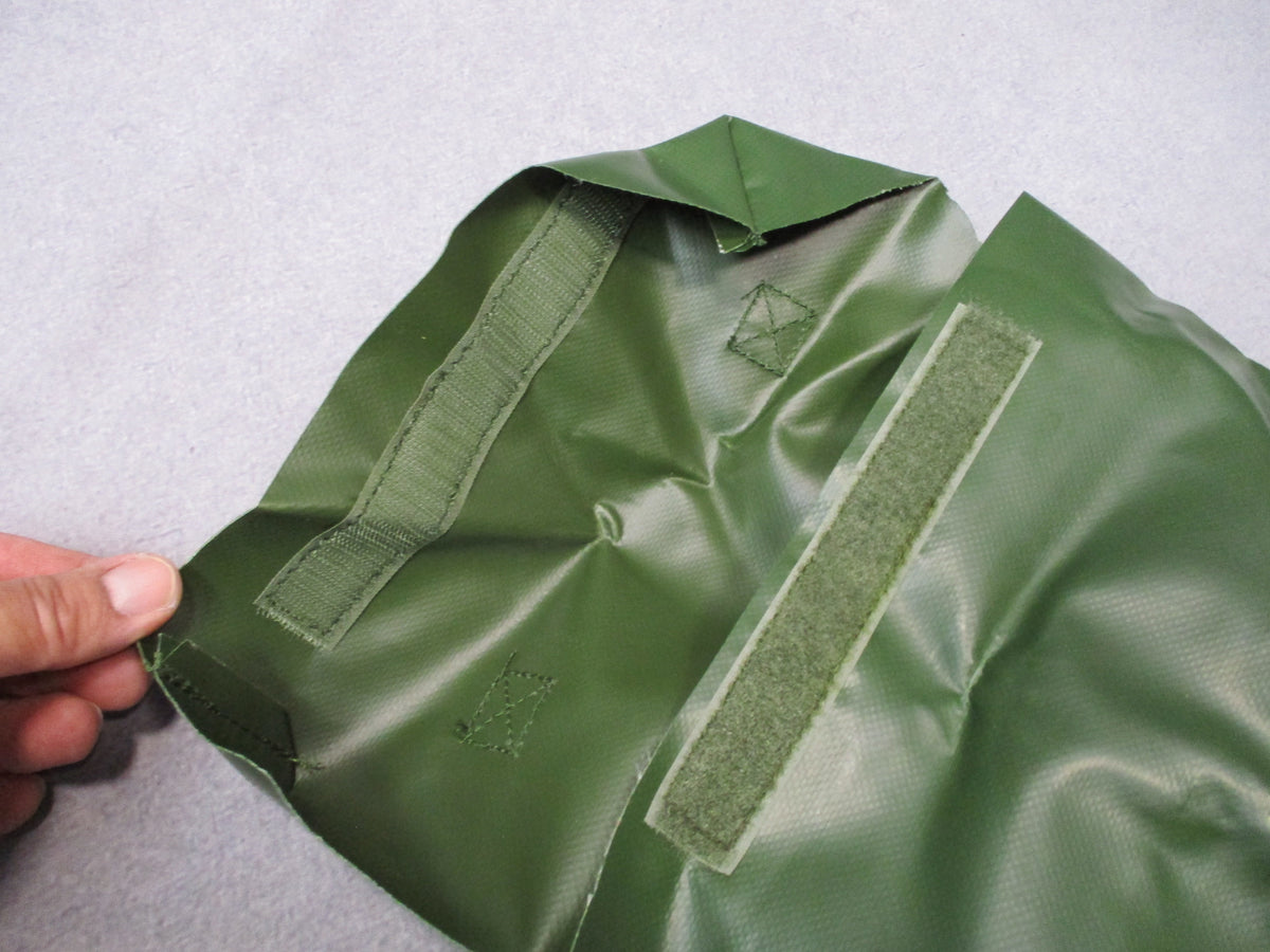 USGI Pamphlet Bag OD Green Rubberized 35in Military Surplus NOS