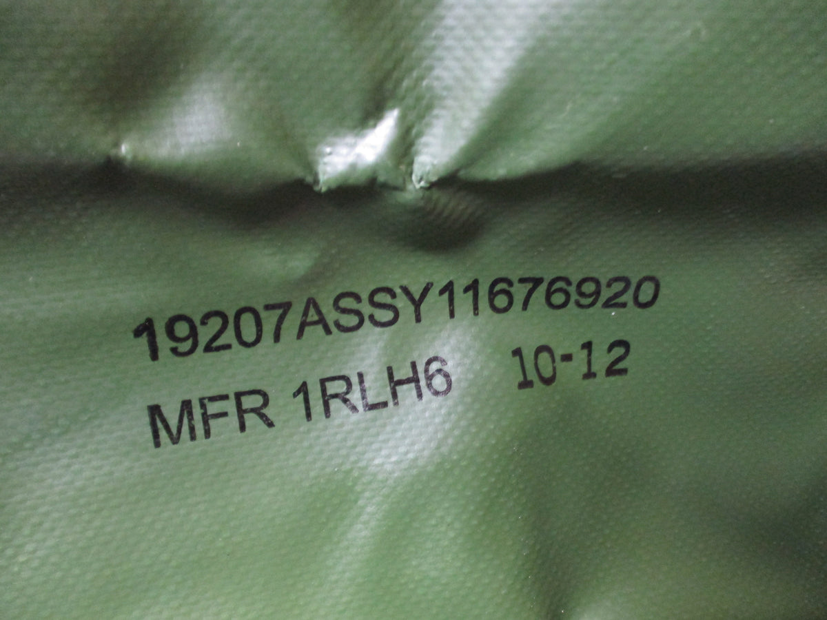 USGI Pamphlet Bag OD Green Rubberized 35in Military Surplus NOS