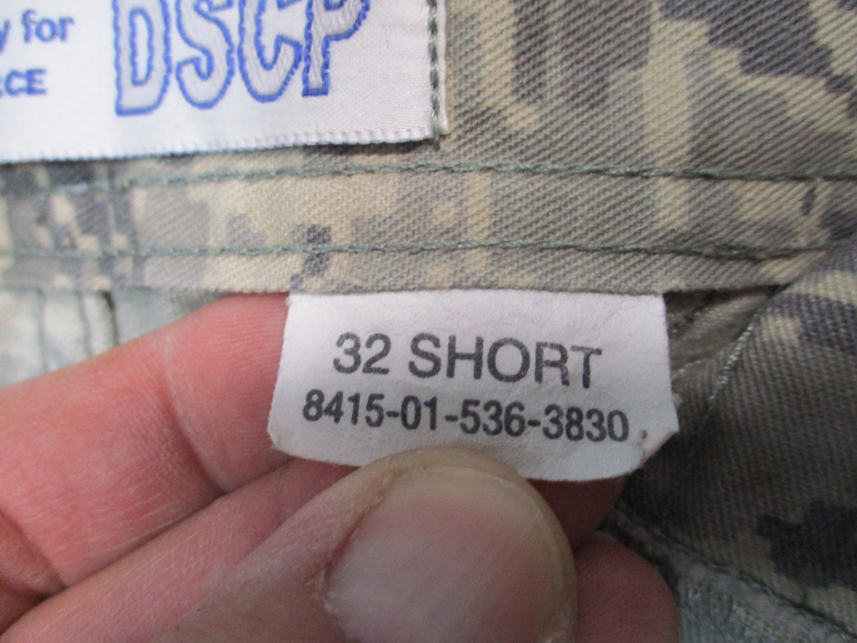 USGI USAF ABU Airman Battle Uniform Trousers 32 Short NSN 8415-01-536-3830