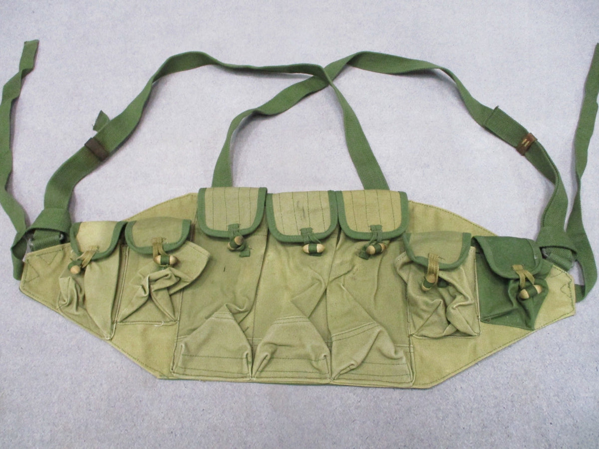 Original Chinese Type 56 Chest Rig 7.62 Chicom Vietnam War Surplus OD Green