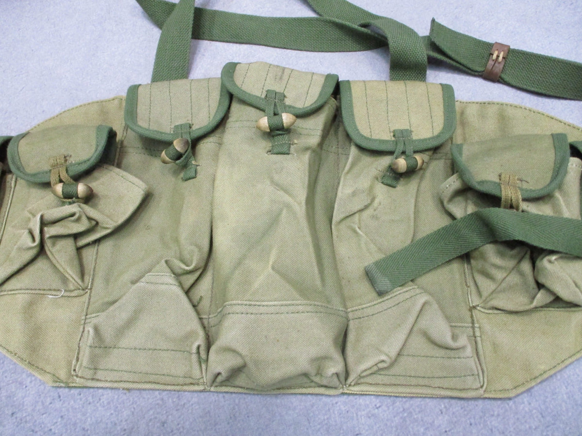 Original Chinese Type 56 Chest Rig 7.62 Chicom Vietnam War Surplus OD Green